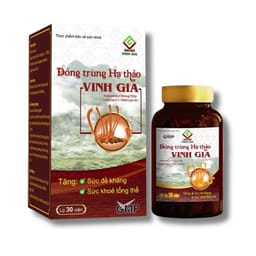 Đông Trùng Hạ Thảo Vinh Gia bổ phế, bổ thận, tăng dường đề kháng (Hộp 30 viên)