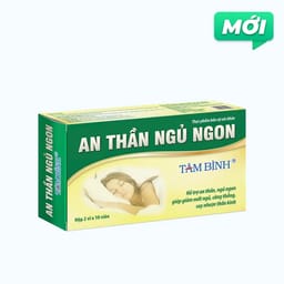 VIÊN UỐNG HỖ TRỢ GIẢM MẤT NGỦ AN THẦN NGỦ NGON TÂM BÌNH 2X10