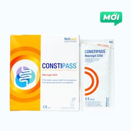 Bột nhuận tràng Constipass Wellcare khắc phục táo bón mãn tính (Hộp 20 Gói)