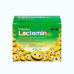 Bột pha uống Lactomin Plus (Hộp 30 gói) hỗ trợ hệ tiêu hóa khỏe mạnh