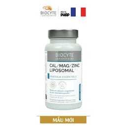 Biocyte Cal/Mag/Zinc Liposomal – Viên Uống Bổ Sung Canxi – Magie – Kẽm Liposomal 60 viên