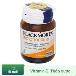 VIÊN UỐNG HỖ TRỢ TĂNG CƯỜNG SỨC KHỎE BLACKMORES BIO C 1000MG 31V