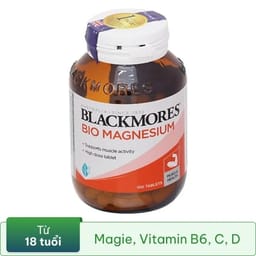 Blackmores Bio Magnesium hỗ trợ hoạt động của cơ bắp lọ 100 viên