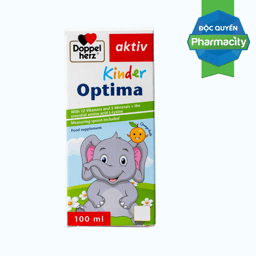 DOPPELHERZ Kinder Optima Giúp Trẻ Ăn Ngon, Tăng Đề Kháng Chai 100ml
