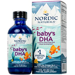 DUNG DỊCH HỖ TRỢ CẢI THIỆN THỊ LỰC CHO TRẺ NORDIC NATURALS BABY'S DHA 60ML