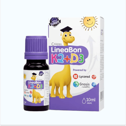 Dung dịch LineaBon K2 + D3 giúp bé phát triển chiều cao (Chai 10ml)