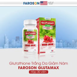 Viên uống Faroson Glutamax 1000 (hộp 30 viên) làm đẹp, chống lão hóa da