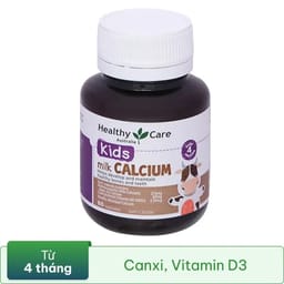 Healthy Care Kids Milk Calcium lọ 60 viên