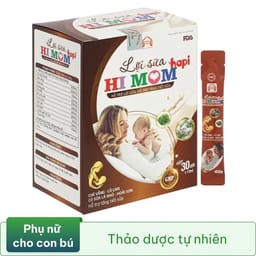 Lợi Sữa Hi Mom Hapi hỗ trợ tăng tiết sữa hộp 30 gói