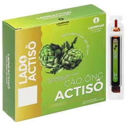 Nước uống Ladophar Lado Actiso (Hộp 10 ống) giúp bảo vệ và giải độc gan
