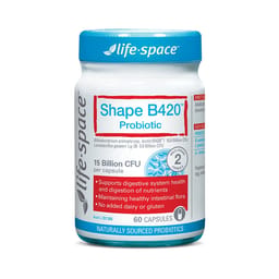 Life-Space Shape B420 Probiotic (Hộp 60 viên) bổ sung lợi khuẩn hỗ trợ vóc dáng