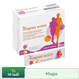 Magnes Active Denk cải thiện tình trạng mệt mỏi hộp 30 gói x 2.5g