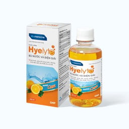Nước uống Gia Nguyễn Hyelyte vị cam 250ml bổ sung điện giải, giải khát cơ thể