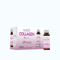Nước uống NUCOS Collagen 7000mg & 170mg C hỗ trợ chống lão hóa, đẹp da (Hộp 10 chai x 30ml)