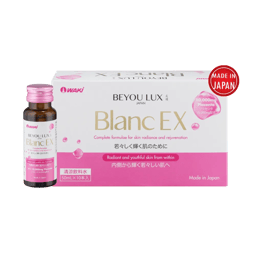 Nước uống dưỡng trắng, giúp đẹp da Beyou Lux Blanc Ex (Hộp 10 chai)
