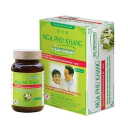 Nga Phụ Khang Platinum - Hỗ trợ u xơ tử cung, u nang buồng trứng (60 viên)