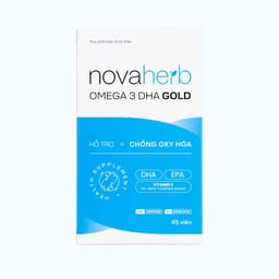 Novaherb Omega 3 DHA Gold (Hộp 45 Viên Nang Mềm)