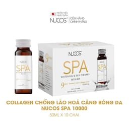 Nước Uống Nucos Spa 10.000 Hạn Chế Lão Hóa, Làm Đẹp Da (Hộp 10 Chai X 50ml)