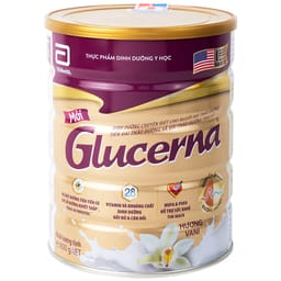 SỮA BỔ SUNG DINH DƯỠNG CHO NGƯỜI ĐÁI THÁO ĐƯỜNG GLUCERNA ABBOTT 800G