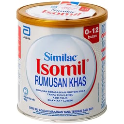 SỮA BỔ SUNG DINH DƯỠNG CHO TRẺ 0 - 12 THÁNG SIMILAC ISOMIL ABBOTT 400G