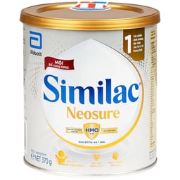 Sữa Similac Neosure hỗ trợ tăng trưởng, miễn dịch, phát triển trí não 370g (0-12 tháng)