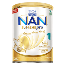 Sữa dinh dưỡng Nan Supreme Pro 1 dành cho bé từ 0 đến 12 tháng tuổi (400g)