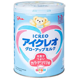 SỮA HỖ TRỢ ĐỀ KHÁNG VÀ TIÊU HÓA CHO TRẺ 1-3 TUỔI ICREO GROW-UP MILK GLICO 820G