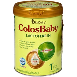SỮA HỖ TRỢ TĂNG ĐỀ KHÁNG COLOSBABY LACTOFERRIN 1+ VITADAIRY 800G