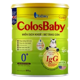 Sữa Colosbaby Gold 0+ bổ sung kháng thể cho bé từ 0 – 12 tháng (800g)