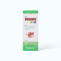 Siro Boganic Kid (Chai 100ml) giúp thanh nhiệt và hỗ trợ giảm táo bón