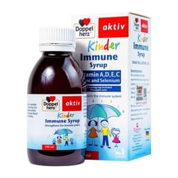 Siro Kinder Immune Doppelherz Aktiv - Tăng Cường Miễn Dịch Cho Trẻ (150ml)