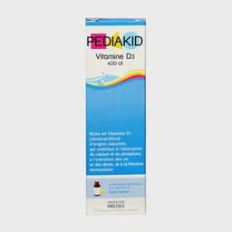 SIRO HỖ TRỢ TĂNG HẤP THỤ CANXI PEDIAKID VITAMIN D3 20ML