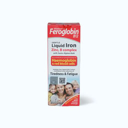 Siro Vitabiotics Feroglobin B12 Liquid (Chai 200ml) giúp hỗ trợ tạo máu