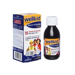 SIRO BỔ SUNG VITAMIN KHOÁNG CHẤT CHO TRẺ WELLKID MULTI-VITAMIN LIQUID VITABIOTICS 150ML