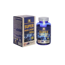 Super Brain & Heart 360mg - Viên uống tốt cho não bộ và tim mạch (100 Viên)