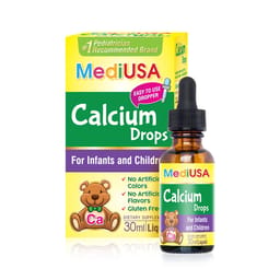 Thực phẩm bổ sung Canxi dạng nhỏ giọt MediUSA Calcium Drops (30ml)