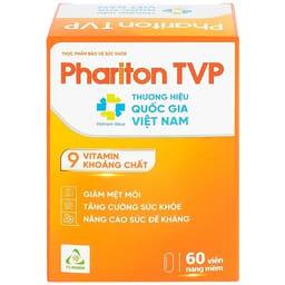 Thực phẩm bảo vệ sức khỏe : Phariton TVP (12 vỉ x 5 viên)