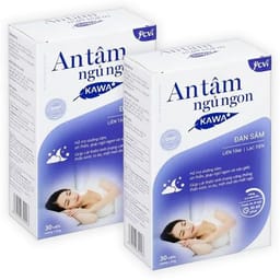 Combo 4 Thực phẩm bảo vệ sức khỏe An Tâm Ngủ Ngon Kawa