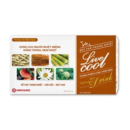 Thực phẩm bảo vệ sức khỏe bột sủi thanh nhiệt Livecool không đường (7g x 10 gói)