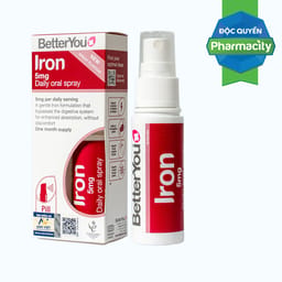 Thực phẩm bảo vệ sức khỏe BetterYou Iron 5mg Daily Oral Spray