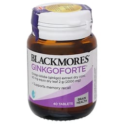 VIÊN UỐNG HỖ TRỢ TUẦN HOÀN MÁU NÃO BLACKMORES GINKGO FORTE 40V
