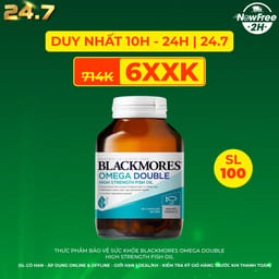 VIÊN UỐNG BỔ MẮT BLACKMORES OMEGA DOUBLE HIGH STRENGTH FISH OIL 90V