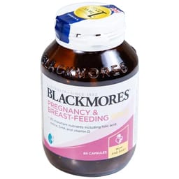 VIÊN UỐNG HỖ TRỢ PHỤ NỮ MANG THAI VÀ CHO CON BÚ BLACKMORES PREGNANCY & BREAST - FEEDING GOLD 60V