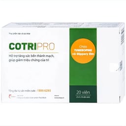VIÊN UỐNG GIẢM TRĨ COTRIPRO THÁI MINH 2X10