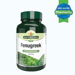 Thực phẩm bảo vệ sức khỏe Fenugreek hỗ trợ tăng tiết sữa (Hộp 90 viên)