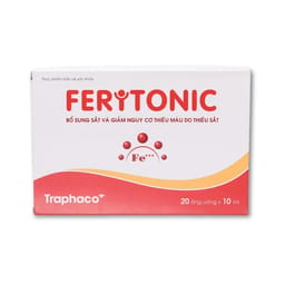 SIRO BỔ SUNG SẮT FERITONIC TRAPHACO 2X10 ỐNG
