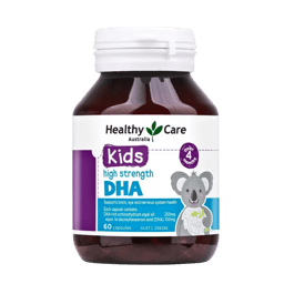 Thực phẩm bảo vệ sức khỏe Healthy Care Kids High Strength DHA - Hỗ trợ cải thiện thị lực (60 viên)