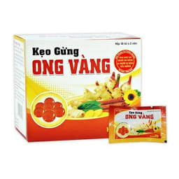 Thực phẩm bảo vệ sức khỏe kẹo gừng ong vàng