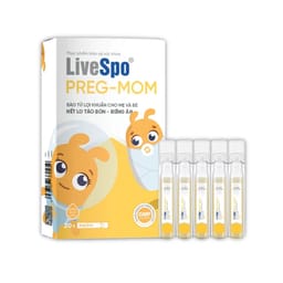 LIVESPO PREG-MOM 20 ỐNG X 5ML - BÀO TỬ LỢI KHUẨN CHO MẸ VÀ BÉ