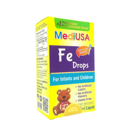 Thực phẩm bảo vệ sức khỏe MediUSA Fe Drops bô sung sắt cho cơ thể (30ml)